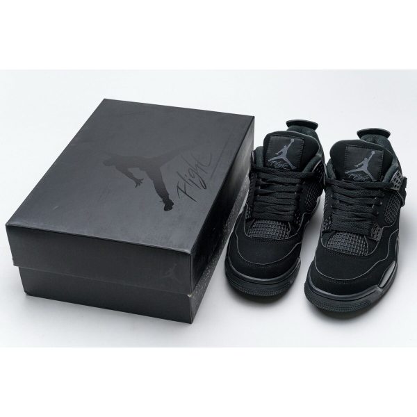 Fake Air Jordan 4 Retro Black Cat (2020) CU1110-010