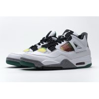 Fake Air Jordan 4 Retro Lucid Green Rasta (W) AQ9129-100