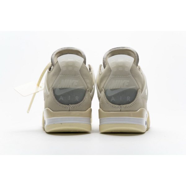 Fake Air Jordan 4 Retro Off-White Sail (W) CV9388-100