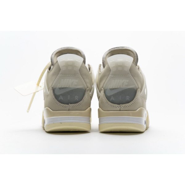 Fake Air Jordan 4 Retro Off-White Sail (W) CV9388-100