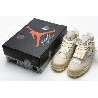 Fake Air Jordan 4 Retro Off-White Sail (W) CV9388-100