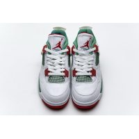 Fake Air Jordan 4 Retro White Green Red AQ3816-063