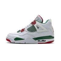 Fake Air Jordan 4 Retro White Green Red AQ3816-063