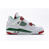 Fake Air Jordan 4 Retro White Green Red AQ3816-063