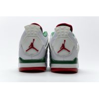 Fake Air Jordan 4 Retro White Green Red AQ3816-063