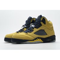 Fake Air Jordan 5 Retro Michigan (2019) CQ9541-704