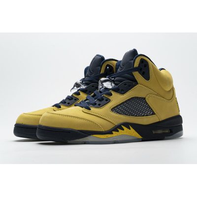 Fake Air Jordan 5 Retro Michigan (2019) CQ9541-704