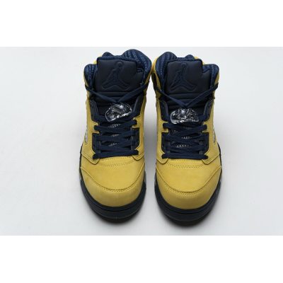 Fake Air Jordan 5 Retro Michigan (2019) CQ9541-704