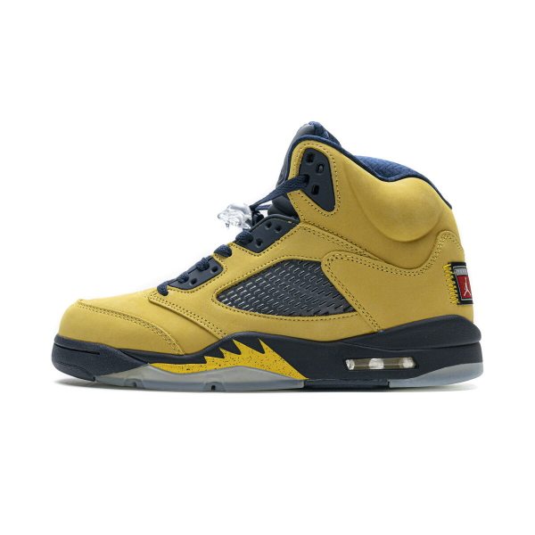 Fake Air Jordan 5 Retro Michigan (2019) CQ9541-704