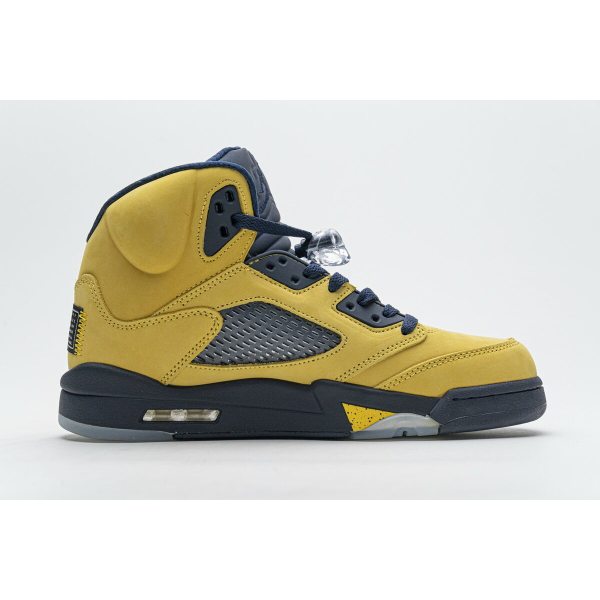 Fake Air Jordan 5 Retro Michigan (2019) CQ9541-704