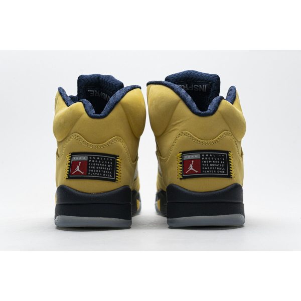 Fake Air Jordan 5 Retro Michigan (2019) CQ9541-704