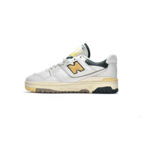 Fake BB550A2 Aim&#233; Leon Dore x New Balance 550 Green Yellow