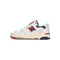 Fake BB550A3 Aim&#233; Leon Dore x New Balance 550 White Red Navy