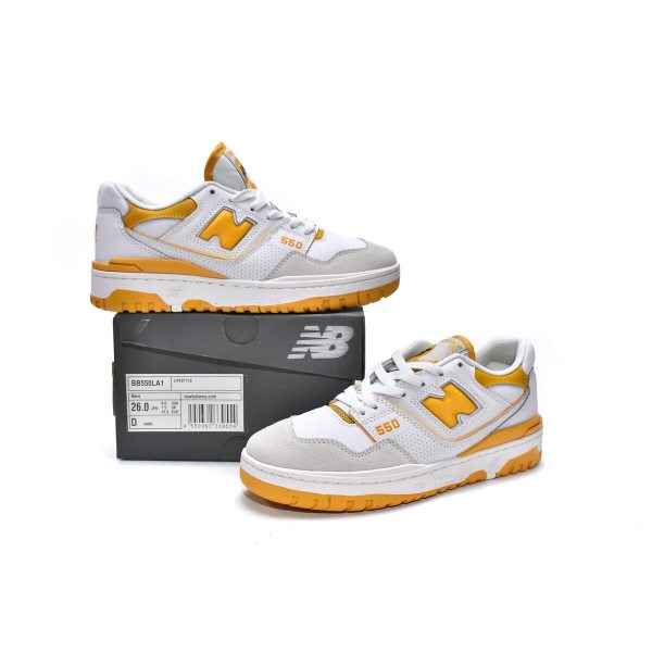 Fake BB550LA1 New Balance 550 Varsity Gold