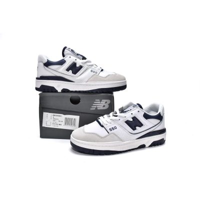 Fake BB550WA1 New Balance 550 White Navy