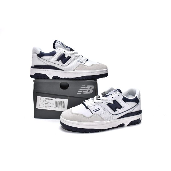 Fake BB550WA1 New Balance 550 White Navy