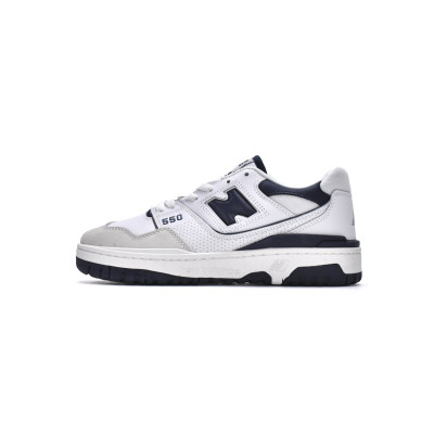 Fake BB550WA1 New Balance 550 White Navy