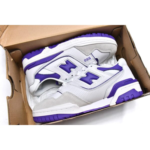 Fake BB550WR1 New Balance 550 White Purple