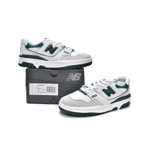 Fake BB550WT1 New Balance 550 White Green