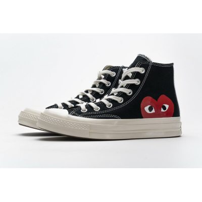 Fake Converse Chuck Taylor All-Star 70s Hi Comme des Garcons PLAY Black 150204C