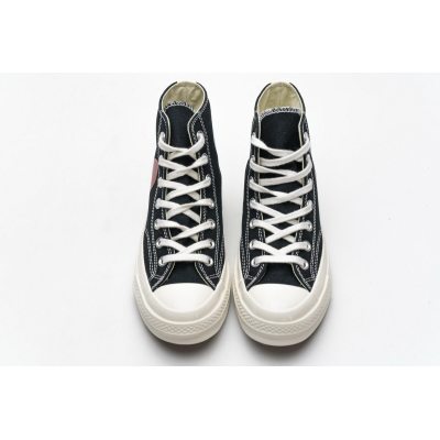 Fake Converse Chuck Taylor All-Star 70s Hi Comme des Garcons PLAY Black 150204C