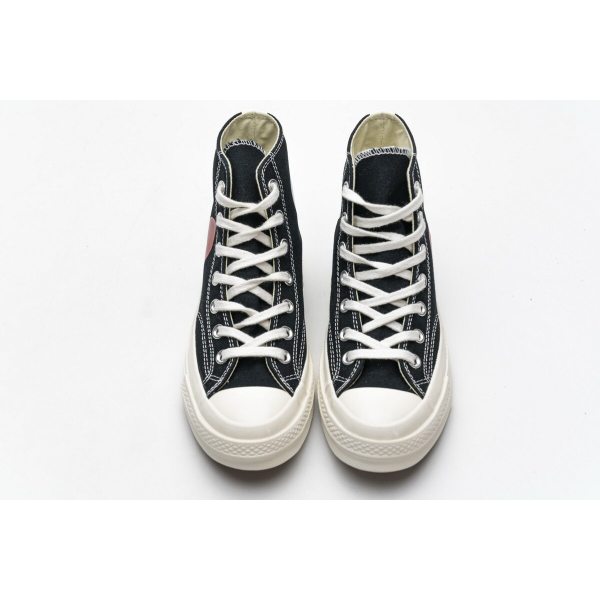 Fake Converse Chuck Taylor All-Star 70s Hi Comme des Garcons PLAY Black 150204C