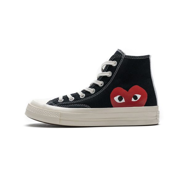 Fake Converse Chuck Taylor All-Star 70s Hi Comme des Garcons PLAY Black 150204C