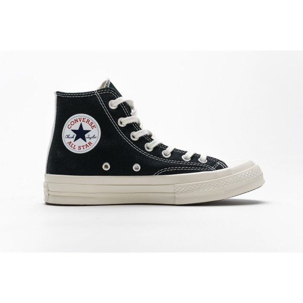 Fake Converse Chuck Taylor All-Star 70s Hi Comme des Garcons PLAY Black 150204C