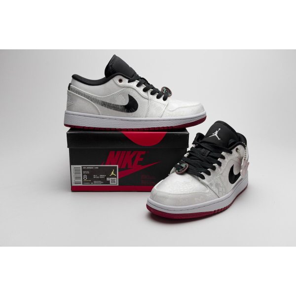 Fake Edison Chen x Air Jordan 1 Low SE Fearless  CU2804-100