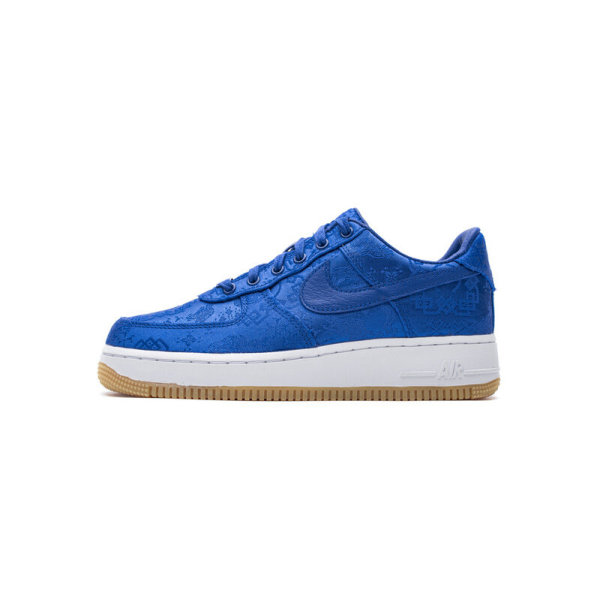 Fake Nike Air Force 1 Low CLOT Blue Silk CJ5290-400