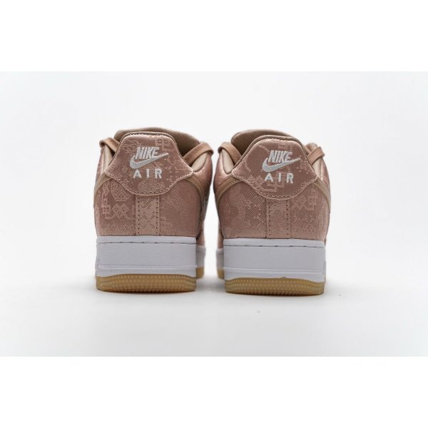 Fake Nike Air Force 1 Low Clot Rose Gold Silk CJ5290-600