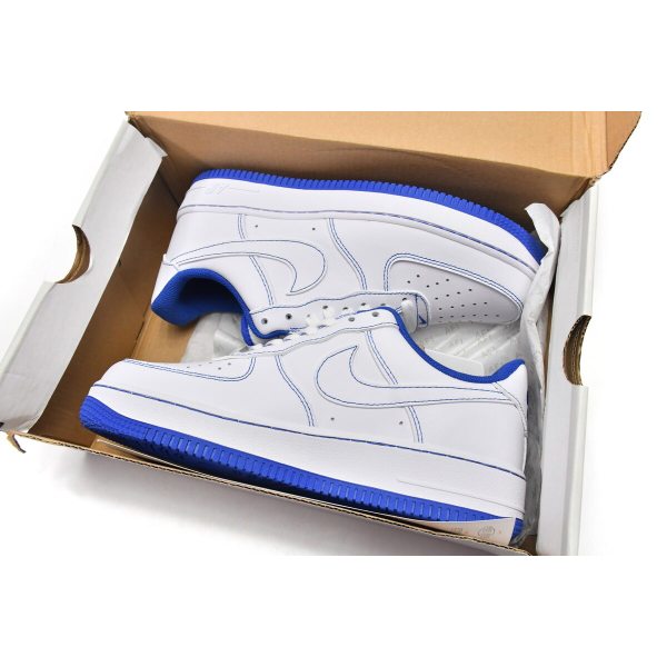 Fake Nike Air Force 1 Low Contrast Stitch Blue CV1724-101