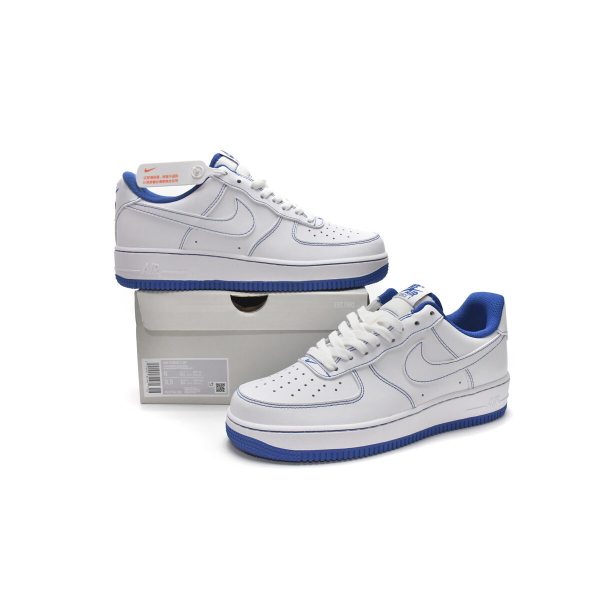 Fake Nike Air Force 1 Low Contrast Stitch Blue CV1724-101