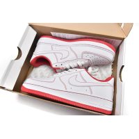 Fake Nike Air Force 1 Low Contrast Stitch Red CV1724-100