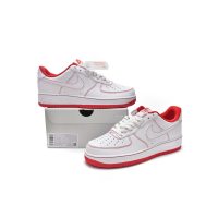 Fake Nike Air Force 1 Low Contrast Stitch Red CV1724-100