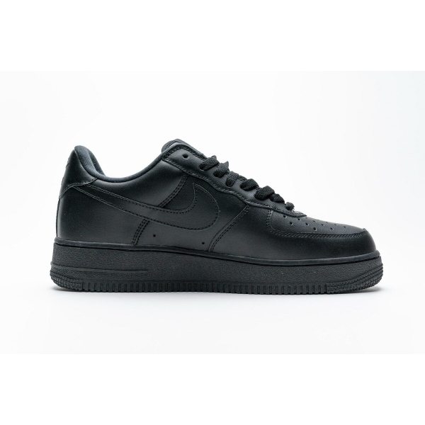 Fake Nike Air Force 1 Low Supreme Black CU9225-001