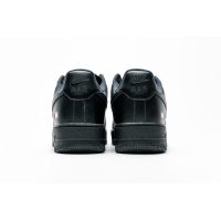 Fake Nike Air Force 1 Low Supreme Black CU9225-001