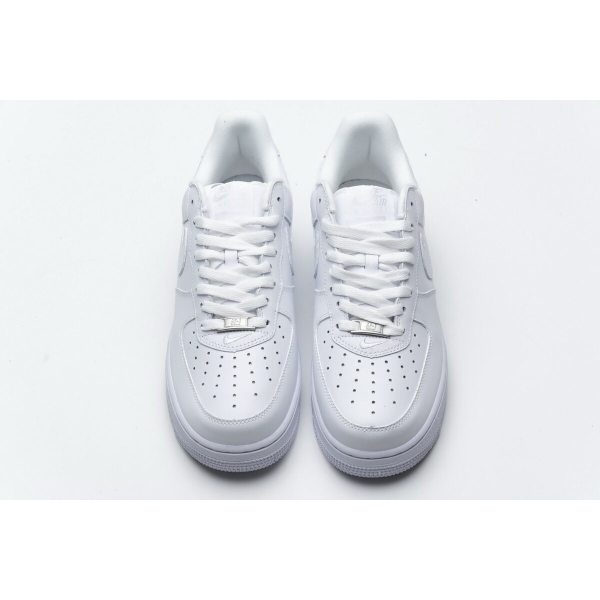 Fake Nike Air Force 1 Low Supreme White CU9225-100