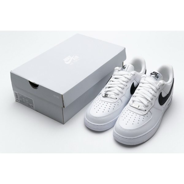 Fake Nike Air Force 1 Low White Black (2020) CJ0952-100