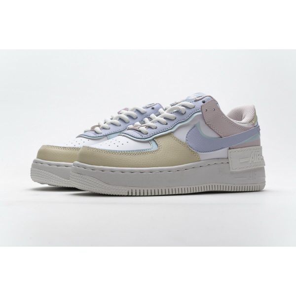 Fake Nike Air Force 1 Shadow White Glacier Blue Ghost (W) CI0919-106