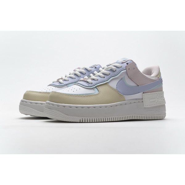 Fake Nike Air Force 1 Shadow White Glacier Blue Ghost (W) CI0919-106