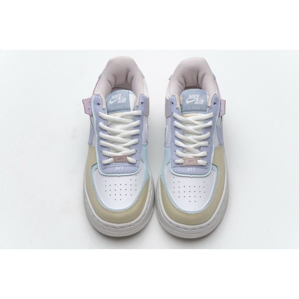 Fake Nike Air Force 1 Shadow White Glacier Blue Ghost (W) CI0919-106