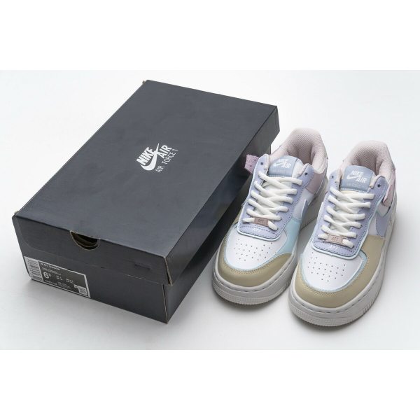 Fake Nike Air Force 1 Shadow White Glacier Blue Ghost (W) CI0919-106