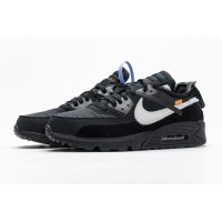 Fake Nike Air Max 90 OFF-WHITE Black AA7293-001