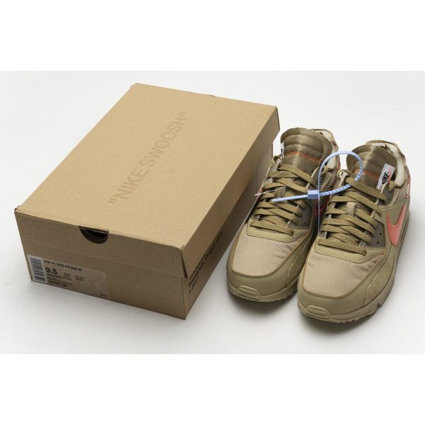 Fake Nike Air Max 90 OFF-WHITE Desert Ore AA7293-200