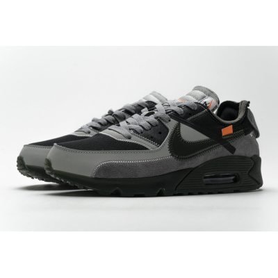 Fake Nike Air Max 90 OFF-WHITE Grey 