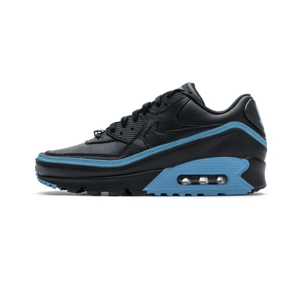 Fake Nike Air Max 90 Undefeated Black Blue Fury CJ7197-002