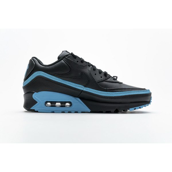 Fake Nike Air Max 90 Undefeated Black Blue Fury CJ7197-002