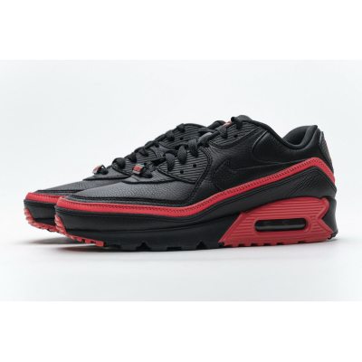 Fake Nike Air Max 90 Undefeated Black Solar Red CJ7197-003