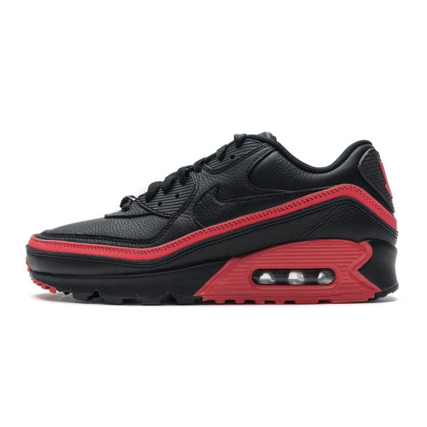 Fake Nike Air Max 90 Undefeated Black Solar Red CJ7197-003